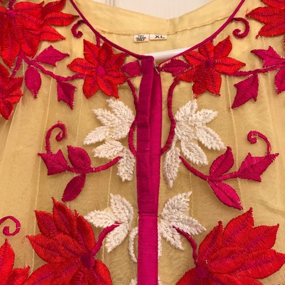 Designer Embroidered Salwar/Shalwar Kameez XL - Picture 3 of 6